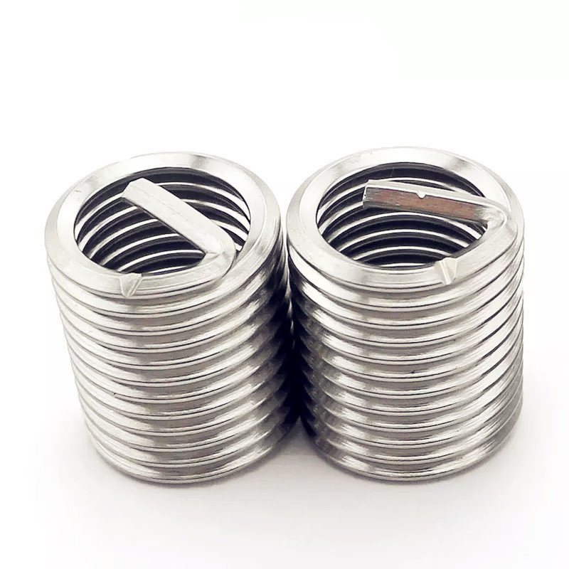 M3*0.5-2.5D Standard Coils Thread Insert Fasteners Steel Stainless Steel Aluminum Plastic Custom Size Screws Metric Carton