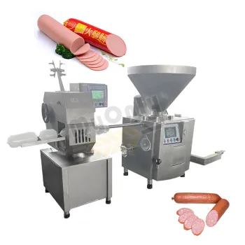 Full Automatic Large Capacity Meat Stuffer Vacuum Filler Machine