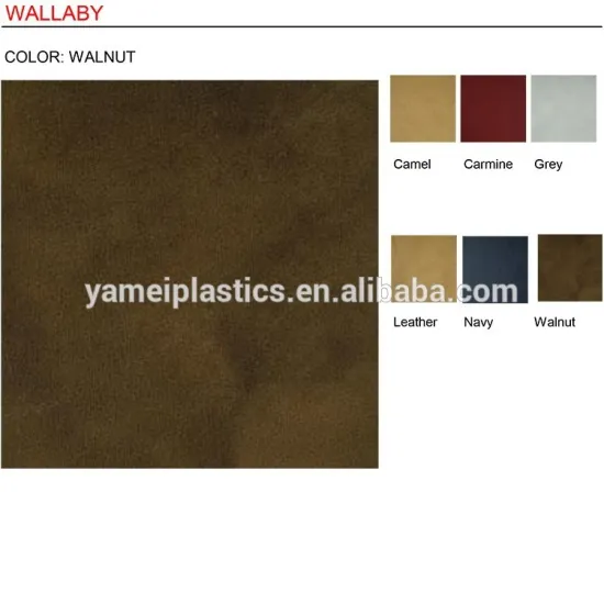 WALLABY Embossed PVC Synthetic Leather for AUTO AFTERMARKET and FURNITURE