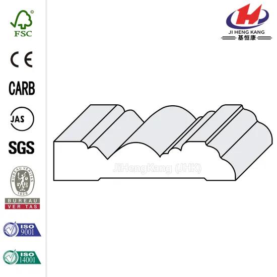 ISO9001 Certificate Chamber Wooden Door Moulding