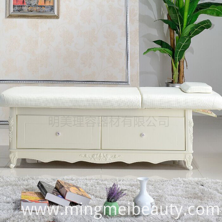 Salon Beauty Center Wooden Massage Facial Bed China Manufacturer
