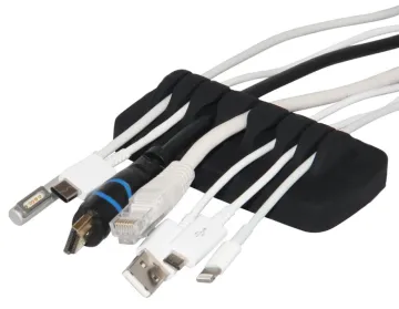 Eco-Friendly Silicone Cable Organizer