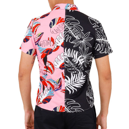 Kundenspezifische hawaiianische Button-Hemd für Männer