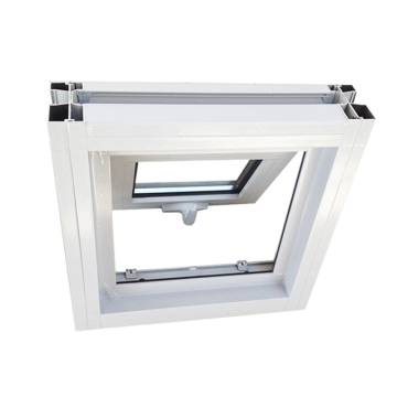 Small UPVC Single Top Hung Awning Window for Bathroom Toilet Ventilation