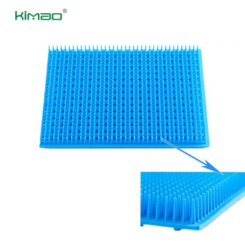 Blauwe platte 100% siliconen medische apparatuur beschermende mat