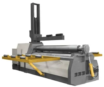 CNC 4 Roller Automatic Electronic Sheet Metal Bending Machine
