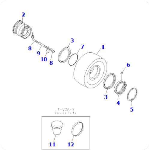 Loader WA800-1RIM Assembly 427-30-12402