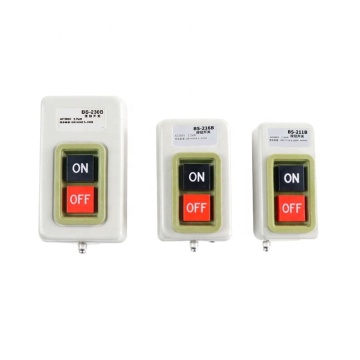 BS211B BS216B Công tắc nhấn điều khiển BS230B BS230B cho AC220V/380V 2 Vị trí 3,7kW Công suất ba pha Bắt đầu 50Hz/60Hz