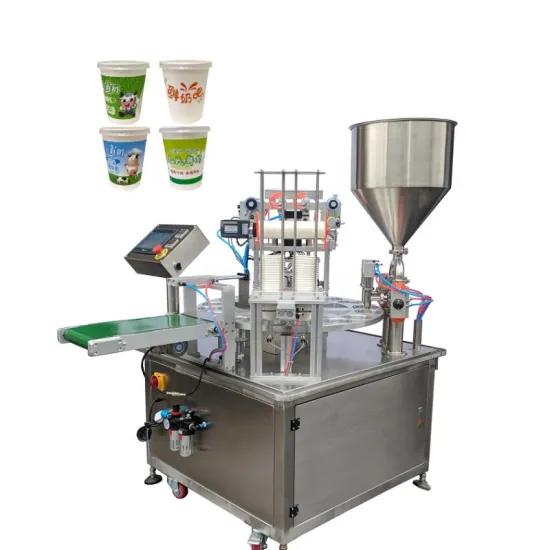 Peanut Popcorn Paper Cup Filling and Sealing Machine
