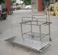 Folding Hospital Aluminum Ambulance Stretcher Troli