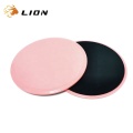 Disques de curseurs de base de glisse rose pour exercice de remise en forme