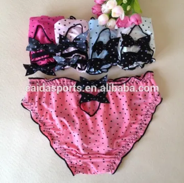 Hot sexy print ladies cotton underwear panties