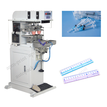 2 Color Ink Cup Manual Pad Printer for Tennis and Golf Balls