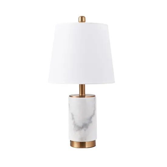 Modern Simple Marble Table Lamp: Enhancing Style in Your Study, Bedroom, Living Room, and Hotel Spaces