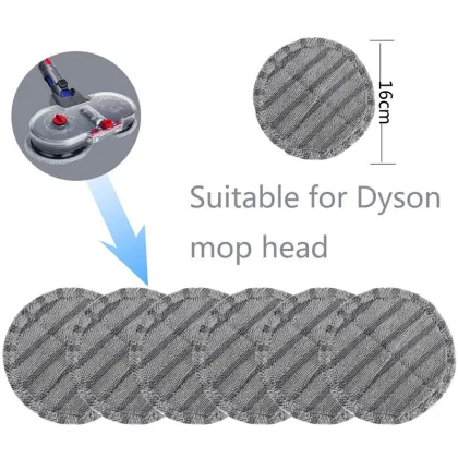 Cleaner Electric Mop Head and Dyson V7 Microfiber Mop Cloths for Dyson V6 V7 V8 V10 V11 Vacuums