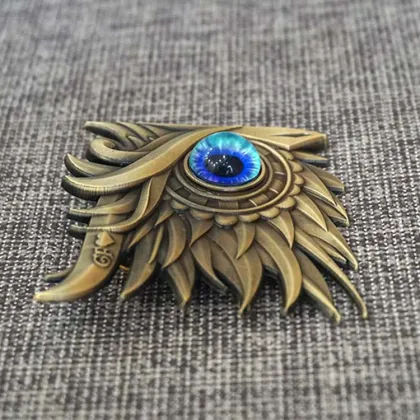 Custom 3D Metal Pin Badge Enamel Gold Metal Badge