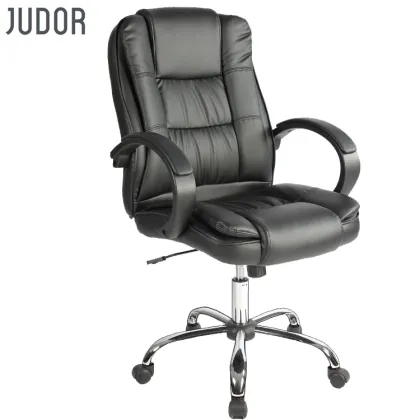 Judor Black Office Chair Swivel Office Boss Chairs