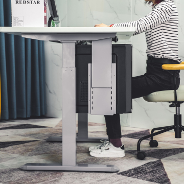 Steel Material Adjustable Under Mount CPU Holder: Versatile Computer Accessory for Multiple Installations
