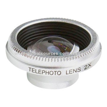 Telephoto Lens for Mobile Phones with 2x, Various Colors Available