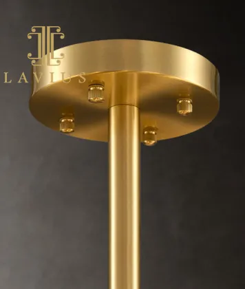 Golden chandelier The droplight of restoring ancient ways villa chandelier