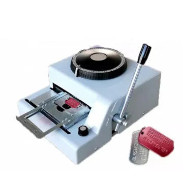 Multifunctional Cold Metal Sheet Embossing Machine for Identity Signs