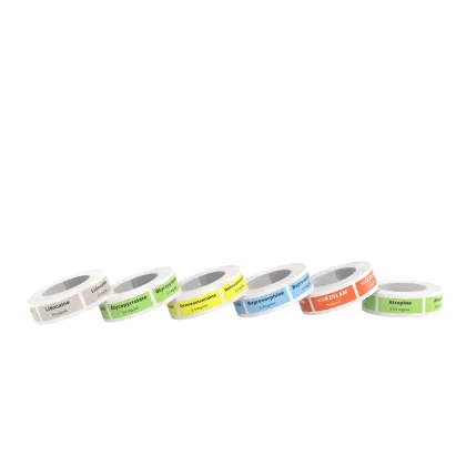Customizable Medical Syringe Label