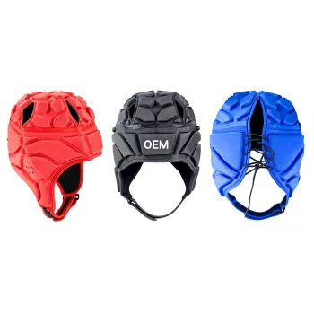 High Quality Durable Soft Shell Soccer Helmet for Kids and Adults