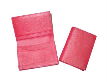 pretty leather card wallet for women