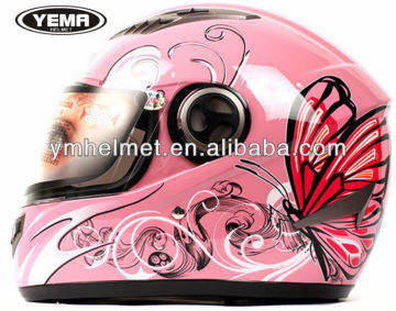 New cheap full face ABS moto helmets casco face paint manufacturers chinaYM-827