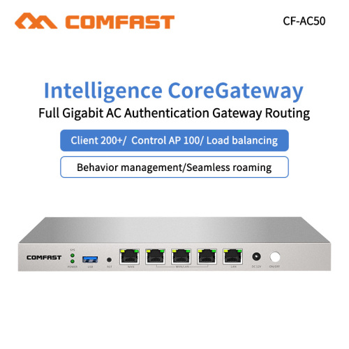 Comfast CF-AC50 Full Gigabit AC Router Multiple WAN Port Core Gateway Access AP Load Balancing Wifi project Router Controller