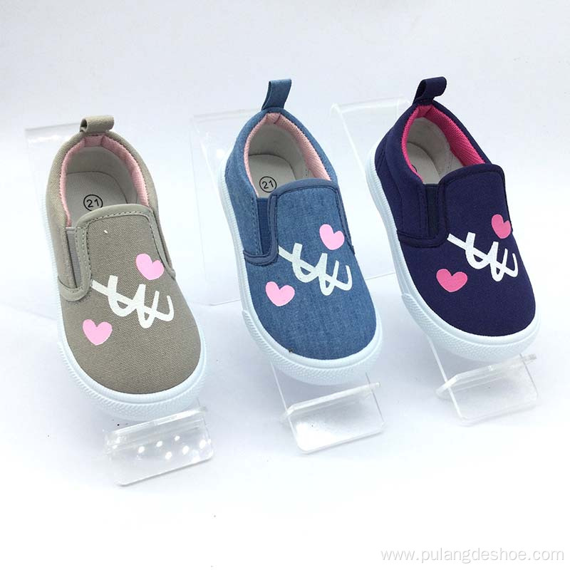 new fashion girl canvas shoes baby casual shoes