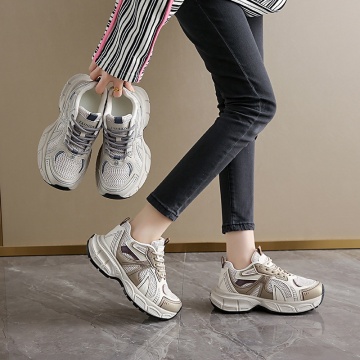 Womens Dad Sneakers: Fall Winter 2025 Spring New Style Height Increasing Shoes