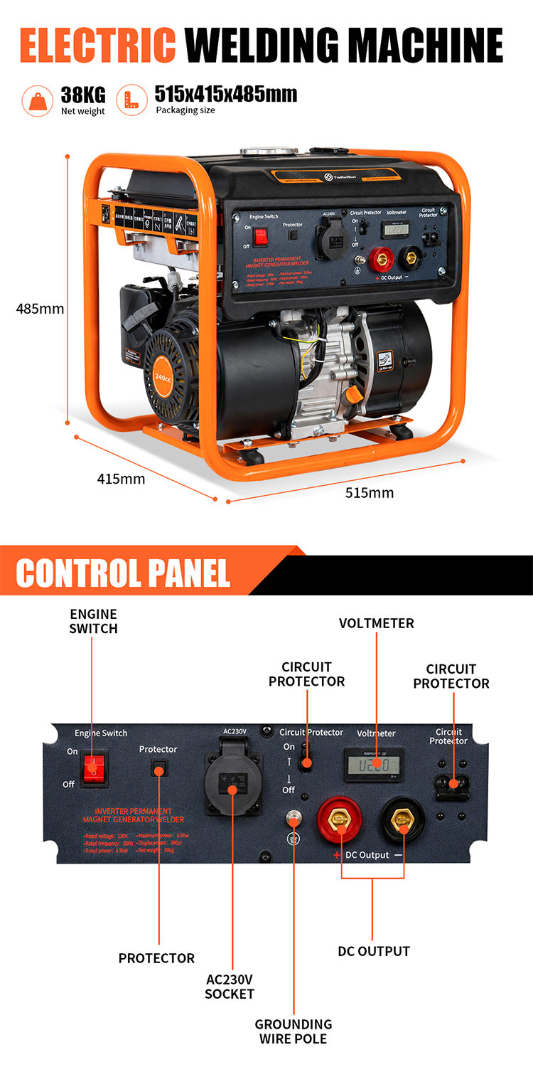 TKH6500i-210A Gasoline Welding Generator