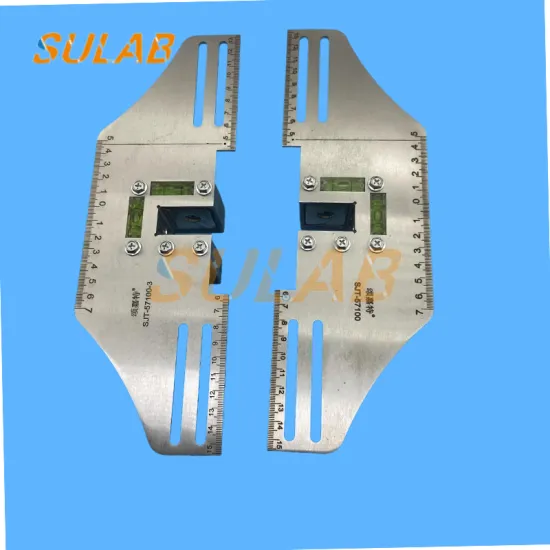 Calibration Tools for Elevator Rail Alignment: Spare Parts and Positioning Rulers