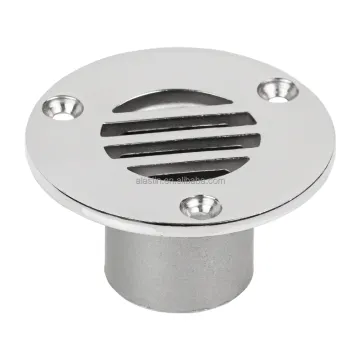 316 Stainless Steel Thru Hull Deck Drain Scupper Fittings for Boats
