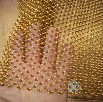 Golden and Silver Metallic Chain Curtains