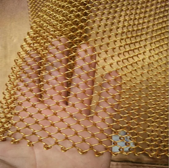 Golden and Silver Metallic Chain Curtains