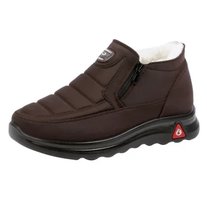 Soft soled polyurethane thick soled cotton shoes