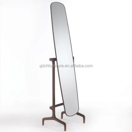 Contemporary Solid Wood Freestanding Rectangular Italian Bedroom Furniture with Dressing Mirror