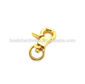 Fashion High Quality Metal Gold Swivel Lobster Claw Trigger Snap Hook