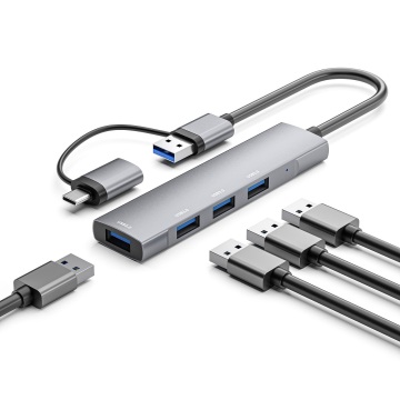 5-in-1-USB-Typ-C-Hub-Adapter-USB 3.0 Superspeed 5gbit / s für PC