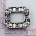 Clips de boucle en métal strass, accessoires de chaussures, breloque