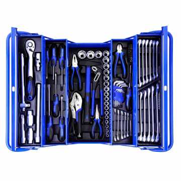 Industrial 86-Piece Chrome-Vanadium Steel Socket Wrench Set