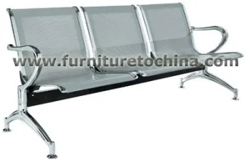 public airport waiting chair, metal seat, institutional commercial furniture