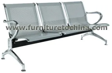 public airport waiting chair, metal seat, institutional commercial furniture