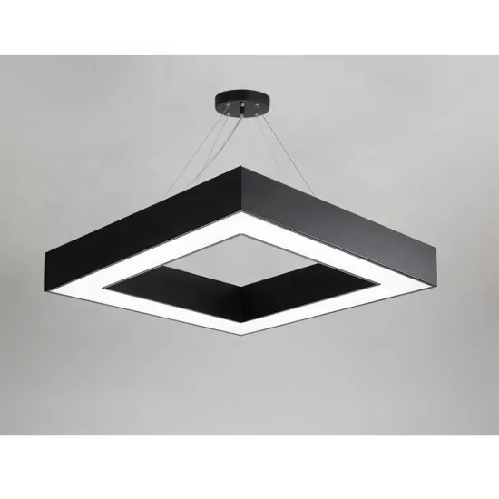 Customized Recessed Suspension Square Hollow Pendant LED Light for Office & Villa