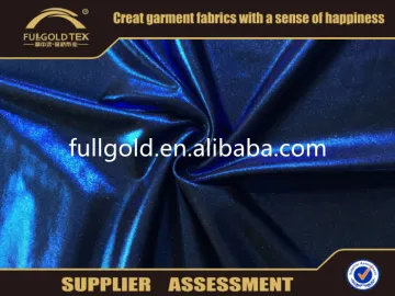 New Design FDY 4 Way Stertch Plain Dyed Foil Shining Fabric For Women's Fashion Fit Dress