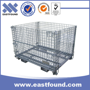 Best selling warehouse stacking wire mesh pallet storage cage