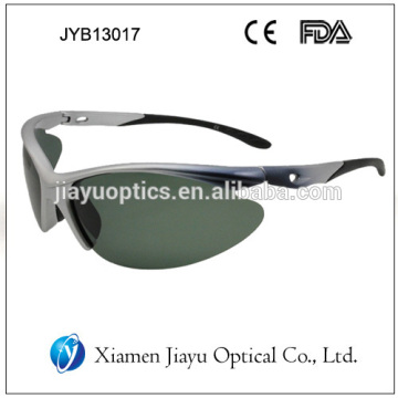 Green lenshalf frame sports spectaclaes, sunglasses