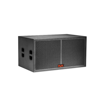 HLA Professional 1200 Watt Dual 18 Inch Subwoofer Line Array Speaker System